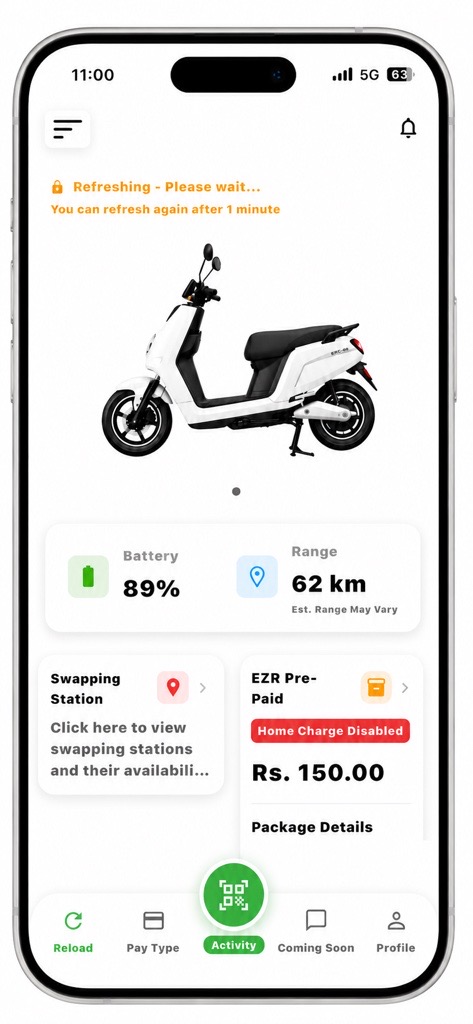 lencar_app_battery_percentage_screen